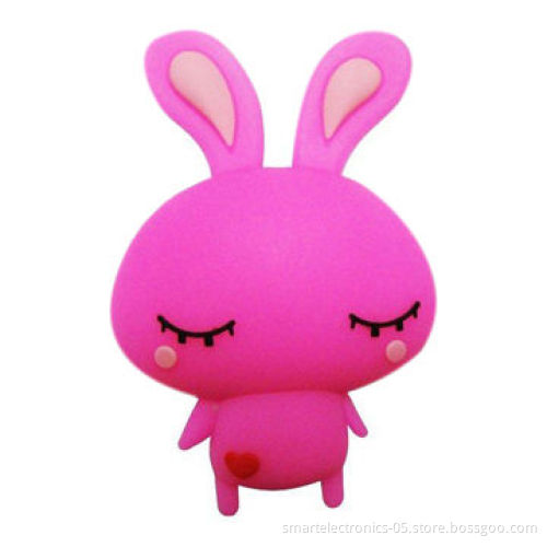 Cartoon USB Flash Drive/Free Customized Package/Printing, 3-year Warranty, 64MB-128GB, Grade A